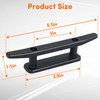 VEITHI Black Nylon Boat Cleat 6.5 inch, Dock Cleat with