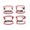 autotrim000 For Toyota Tacoma 2016-2023 Chrome Side Door Handle Bowl