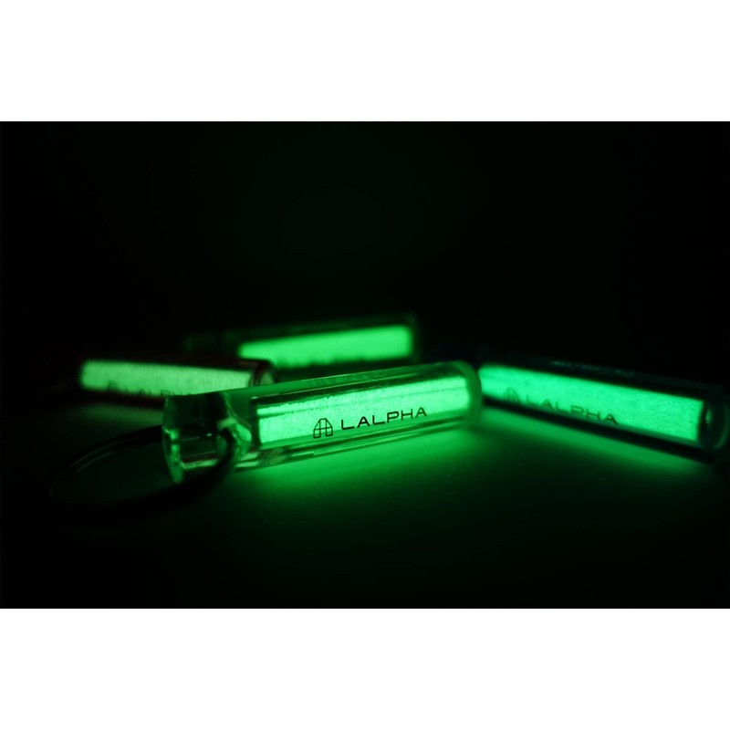 LALPHA GEAR AID Glow in the Dark Key Chain, clear