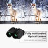 Yotsuba Compact Binoculars, Foldable Waterproof BAK-4 Binoculars 10 x 25