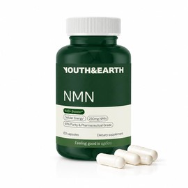 Youth & Earth NMN NAD+ Supplement, 250 mg, 60 Capsules
