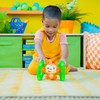 Bright Starts Roll & Glow Monkey Crawling Baby Toy with