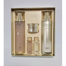 IOPE 아이오페 NEW 6세대 슈퍼바이탈 2종 기초세트 IOPE NEW 6th Generation Super Vital Basic Skincare Set (2 Types)