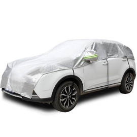 Konnfeir - Funda para medio coche, funda para todo tipo de clima, funda para el cuerpo del coche, funda para sombrilla, funda para nieve,...