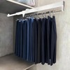 Extendable Pull-Out Closet Valet Rod, Pull Out Clothes Hanger Rail