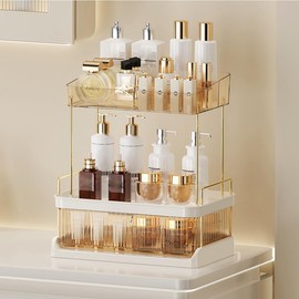 Organizador de Maquillaje con Cajones, Acrilicos Organizadores para Cosméticos Transparente Gran Capacidad, Caja de Almacenamiento para el Cuidado de 
