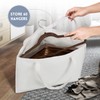 PuGez Foldable Triangle Hanger Bag with Handles, Space Saving Organisers
