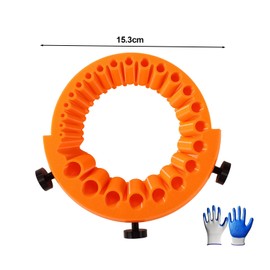 Drill Bit Sharpener for All Bits, Grinding Attachment Drill Sharpener, 2 to 13 Mm Drill Bits for Grinding 125 Mm Grinder, Multipurpose Portable Universal Heavy-Duty Angle Power Drill Bit Sharpeners