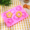 3 Pack Donut Pan for Baking 6 Cavity Silicone Molds
