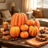 7 Calabazas Artificiales, Calabazas Decorativas de Halloween