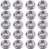 KOYMING Genuine Hex Lock Nuts, M8 x 20 Pieces, Hex