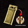 Laicengo Vintage Trench Lighter Kerosene Copper Lighter, Windproof Brass lighters
