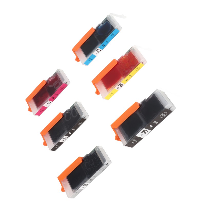 250‑251 Multi Colors Ink Cartridge Replacement Inkjet Cartridges Printer Accessories