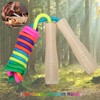 Skipping Rope Kids, Adjustable Children Jump Rope with Wooden Handle