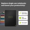 Rocketbook Core Reusable Spiral Notebook, Executive Size 6x8.8, Black -