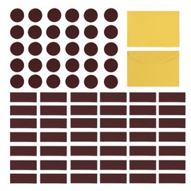 72 piezas de papel de golpeador con calcomanía, 2 tamaños de coincidencias para soporte de fósforos, fósforos para velas, caja de fósforos a granel, fósforos en un frasco con golpeador, adorno