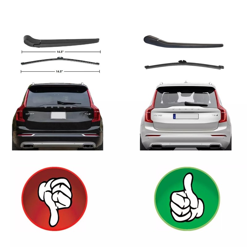 Rear Wiper Arm Blade Replacement For Volvo XC60 2018-2024 2M