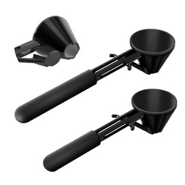 Scoop with Funnel for Water Bottles 2 Pack Small Funnel Scooper for Filling Formula Protein Powder Slide Bottom Scoop for Water Bottle