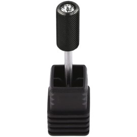 USA PANA Professional 3/32" Shank Size - Crystal Top Small or Large Barrel Carbide Bit - Nail Drill Bit for Dremel Machine - (Large Barrel, Extra Fine Grit, Black)