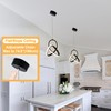 MAYNA Modern Spiral Led Pendant Light, 4000K Natural White Pendant