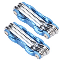 2Pcs 6 in 1 Screwdrivers,Ergonomic Handle Strong High Carbon Steel Flexible Folding Screwdriver Set for Home Repair Assembly and Other Applications