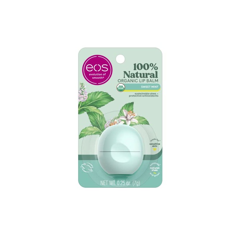 eos Organic Lip Balm Sphere - Sweet Mint | Certified