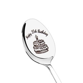 25th Birthday Gifts for Women Men Daughter Son 25 Year Old Birthday Gifts for Her Him Boyfriend Girlfriend 25th Birthday Spoon Gift for Sister Best Friend Brother 25th Birthday Gift for Nephew Niece
