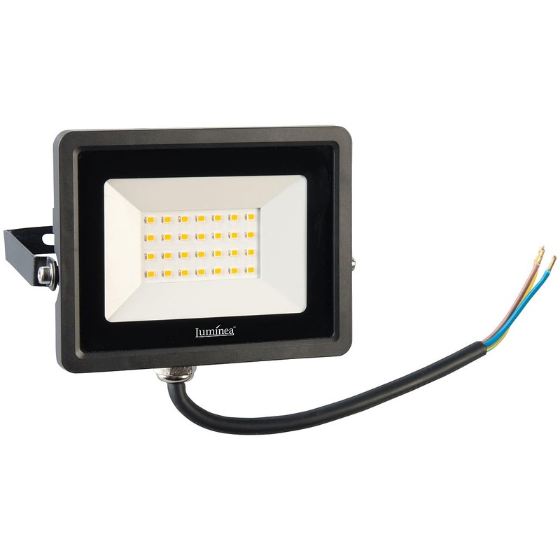 Luminea 20W 2000LM IP65 3000K LED Floodlight Mini Outdoor Floodlight