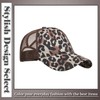 One Limitation CP351 Leopard Print Mesh Cap, Hat, Running, Outdoors,