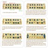 ZUNIPLEX Kalaha Game, Wooden Stone Game with Stones, Mancala, Hus
