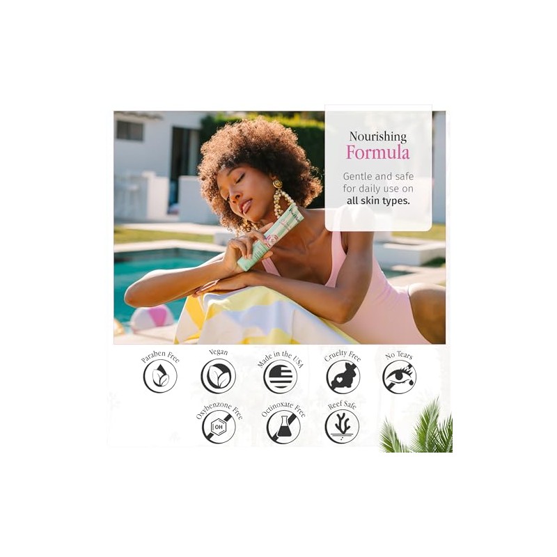 Crema Solar Poolbar FPS 50 Mineral Sunscreen SPF 50, Coconut
