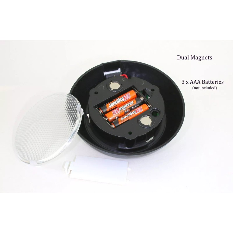 PilotLights.net Battery Powered LED Dome Light - Magnetic or Fixed