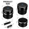 SOLARXIA Car Ashtray with Lid Easy Clean Up Detachable Auto