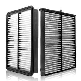 Cabin Engine Air Filter Kit for Mazda 3(2014-2018), Mazda 6(2014-2021), CX5(2013-2022), Replacement for CF11811 CA11259