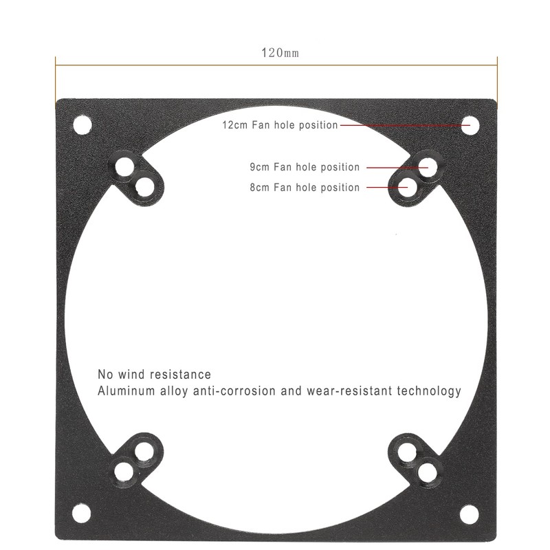 DolDer 120 to 90/80 mm Computer Fan PC Case Fan