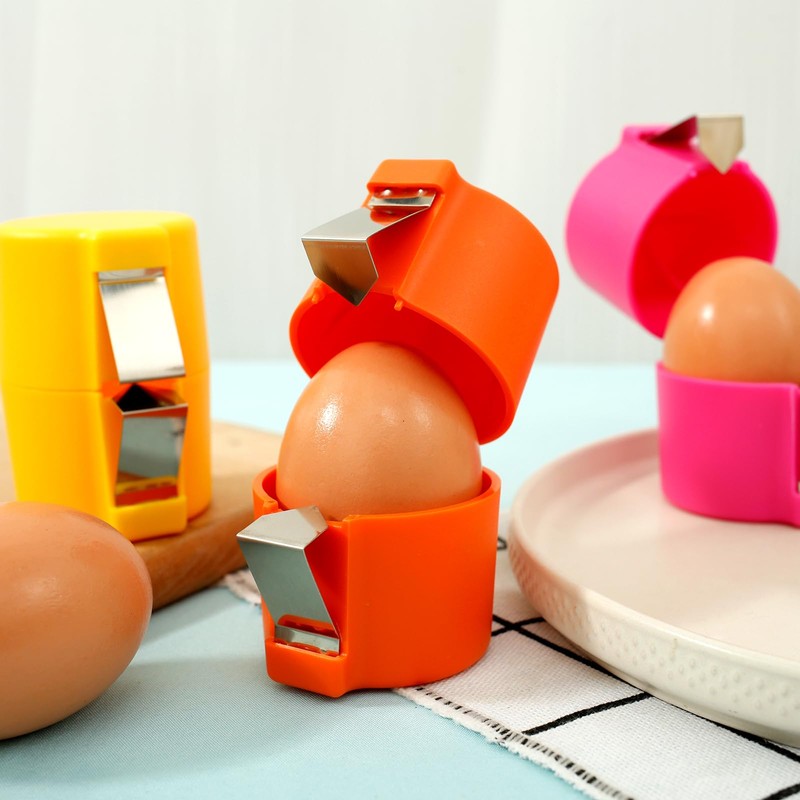 3Pcs Egg Shell Opener, Handheld Egg Opener Tool, Portable Egg