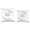 He Is Risen Boho Floral Easter Jesus Christian Throw Pillow
