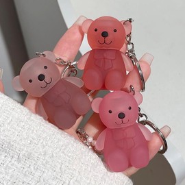 Cute Bear Design Matte Lipstick Set, 3 Counts/set Easy Coloring Lip Glaze Stick, Moisturizing Lip Gloss, Lip Makeup Accessories, Daily Makeup, Makeup Products, Lip Tint - Color: 04#/05#/06#, Specification: one-size