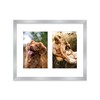 10x8 Inch 2 Opening Photo Collage Frame, Display Two 6x4