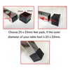 Antrader 1 Inch x 1 Inch Square PVC Covers Furniture