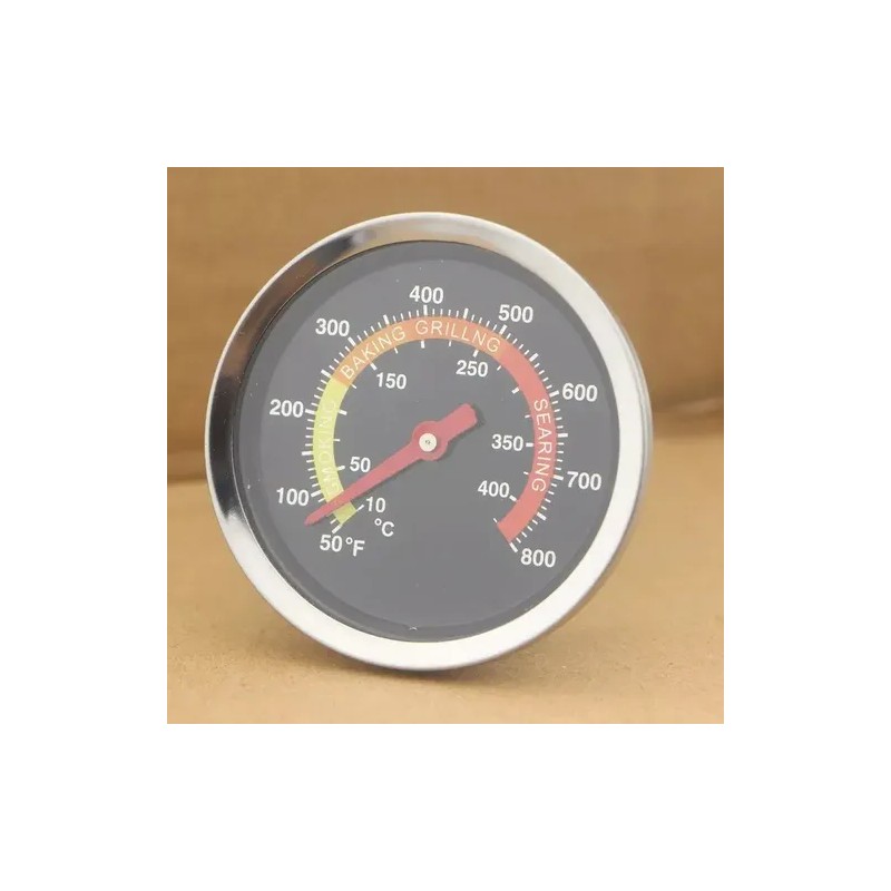 2x Termometro Horno Asador Parrilla 50 A 800c Tuerca 7cm