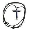 Intercession Horseshoe Necklace (Blue, Navy)