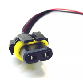 Jurassic Classic Auto Parts 9006 HB4 Headlight Bulb Fog Light Wiring Harness Socket Connector Pigtail Plug 1