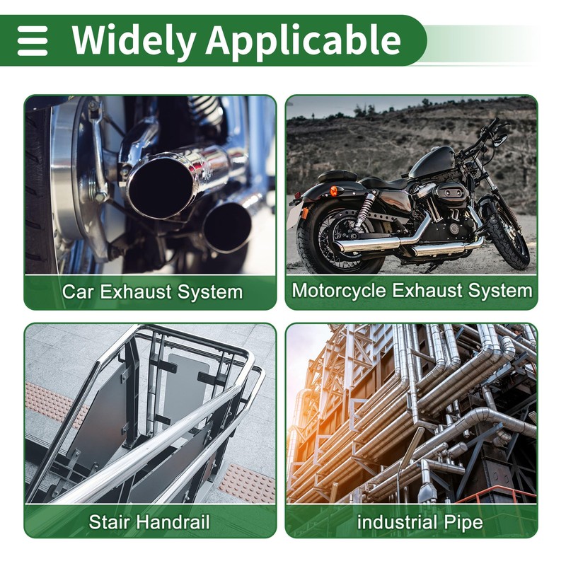 Motoforti 5" OD Straight Tubing Mandrel Tube Pipe 48" Length