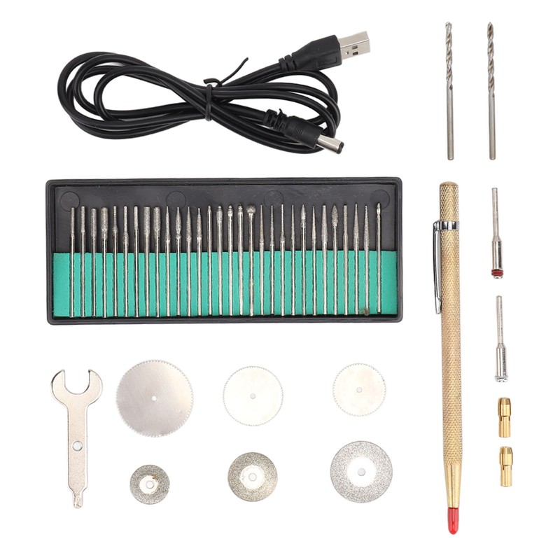Electric Engraving Pen USB Charging 3 Adjustable Speed Cordless ABS