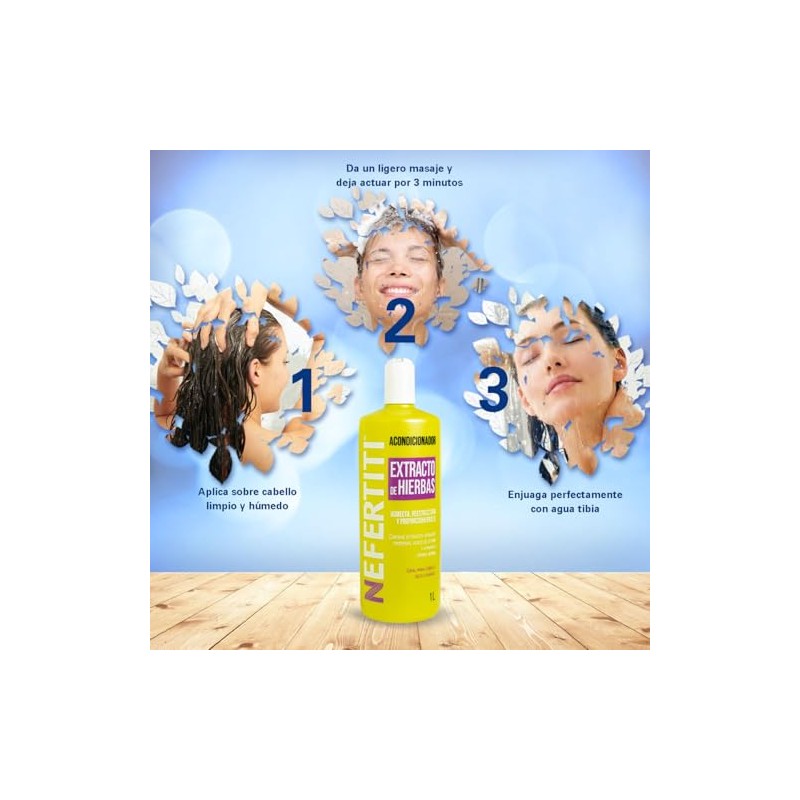 Nefertiti Acondicionador Extracto De Hierbas - 1 L