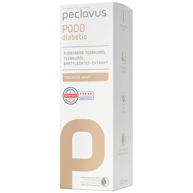 peclavus Pododiabetic Foot Cream Tea Tree Oil 50 ml