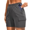 AFITNE Women's Hiking Cargo Shorts Quick Dry Lightweight Summer Athletic