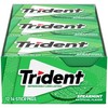 Trident Spearmint Sugar-Free Chewing Gum, 12 Packs of 14 Pieces