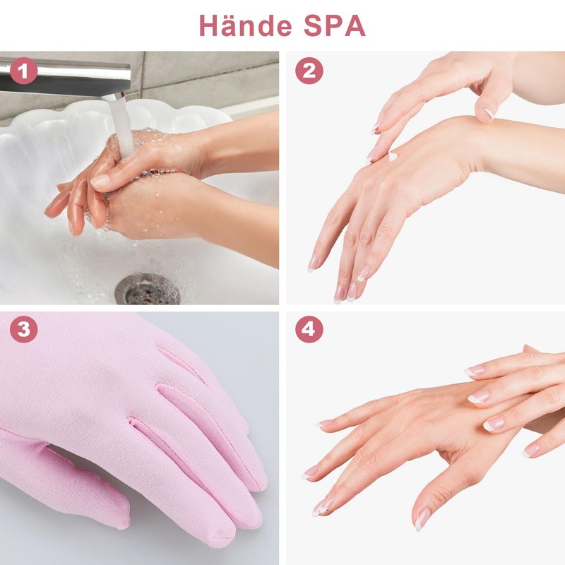 3 Pairs of Cotton Gloves, Eczema Gloves, Thin Work Gloves,